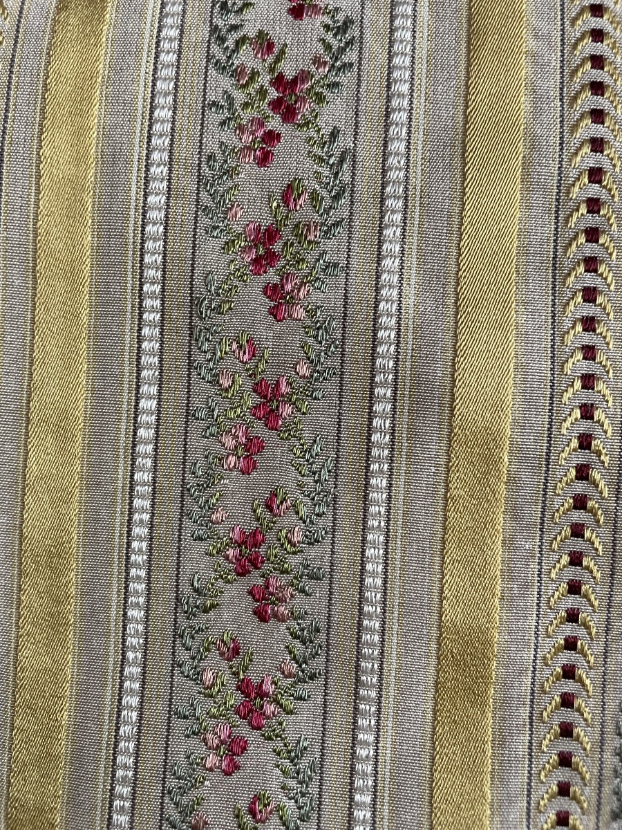 12 Meters Large Jacquard Fabric Style Louis XVI-photo-6