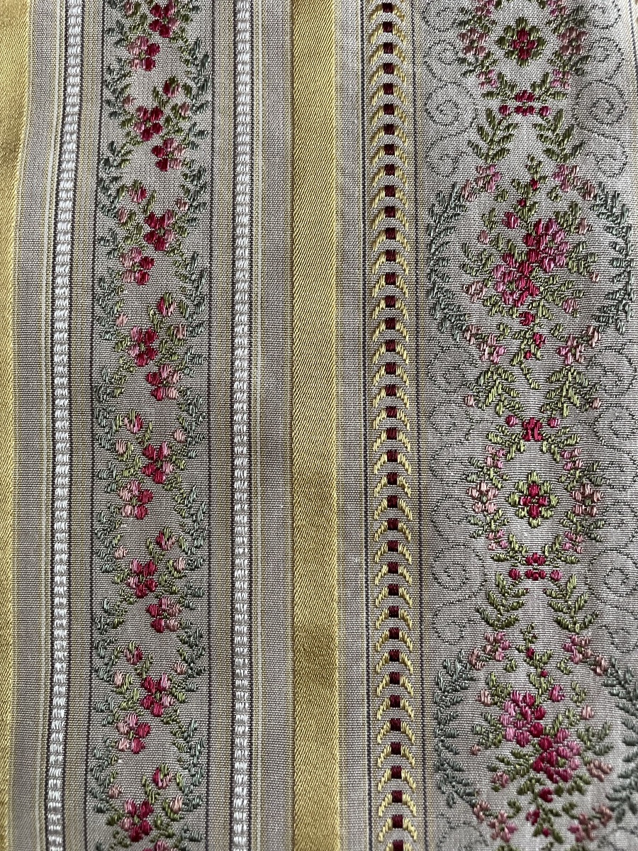 12 Meters Large Jacquard Fabric Style Louis XVI-photo-7