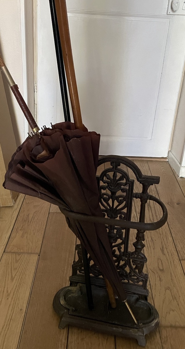 Small Cast-iron Umbrella Stand-photo-6