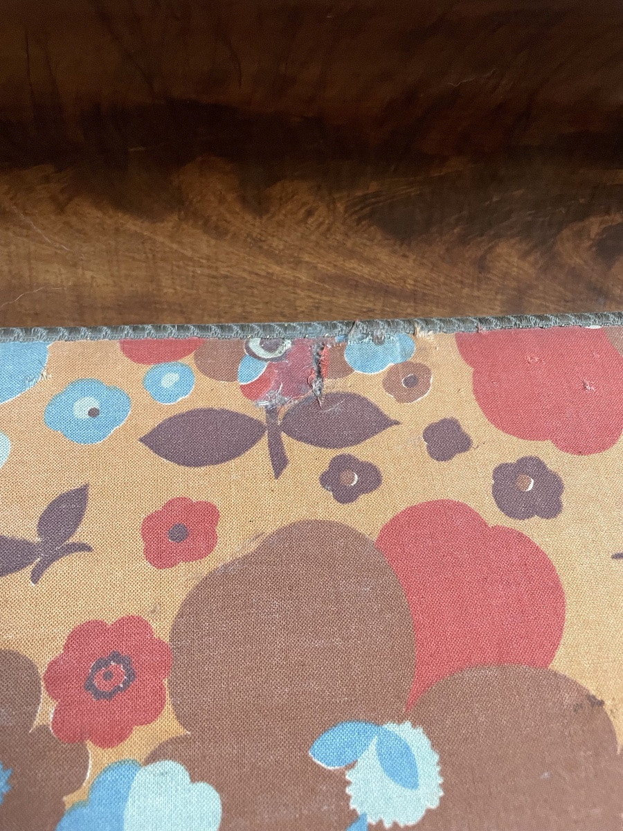 Set Of Antique Fabric Boxes-photo-5