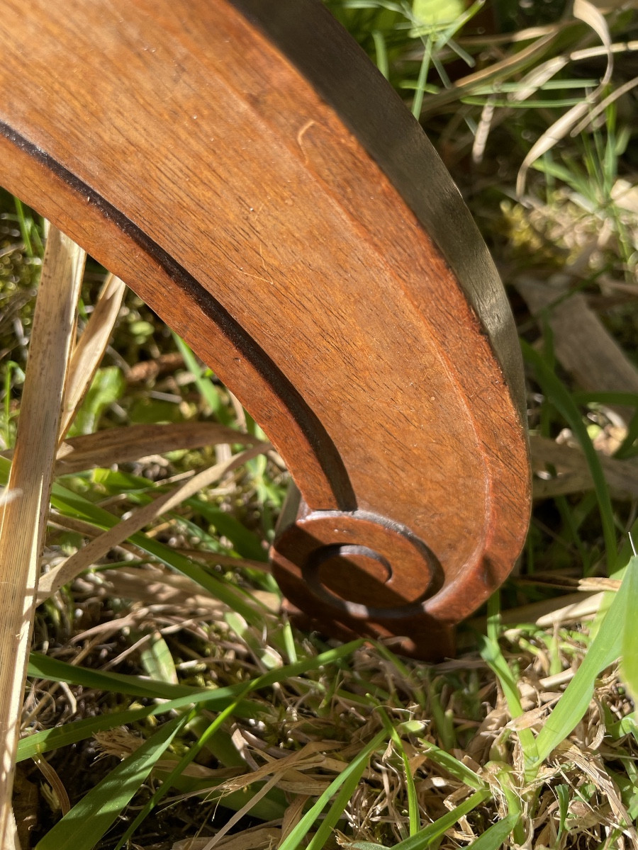 Mahogany Stool Empire Style -photo-4