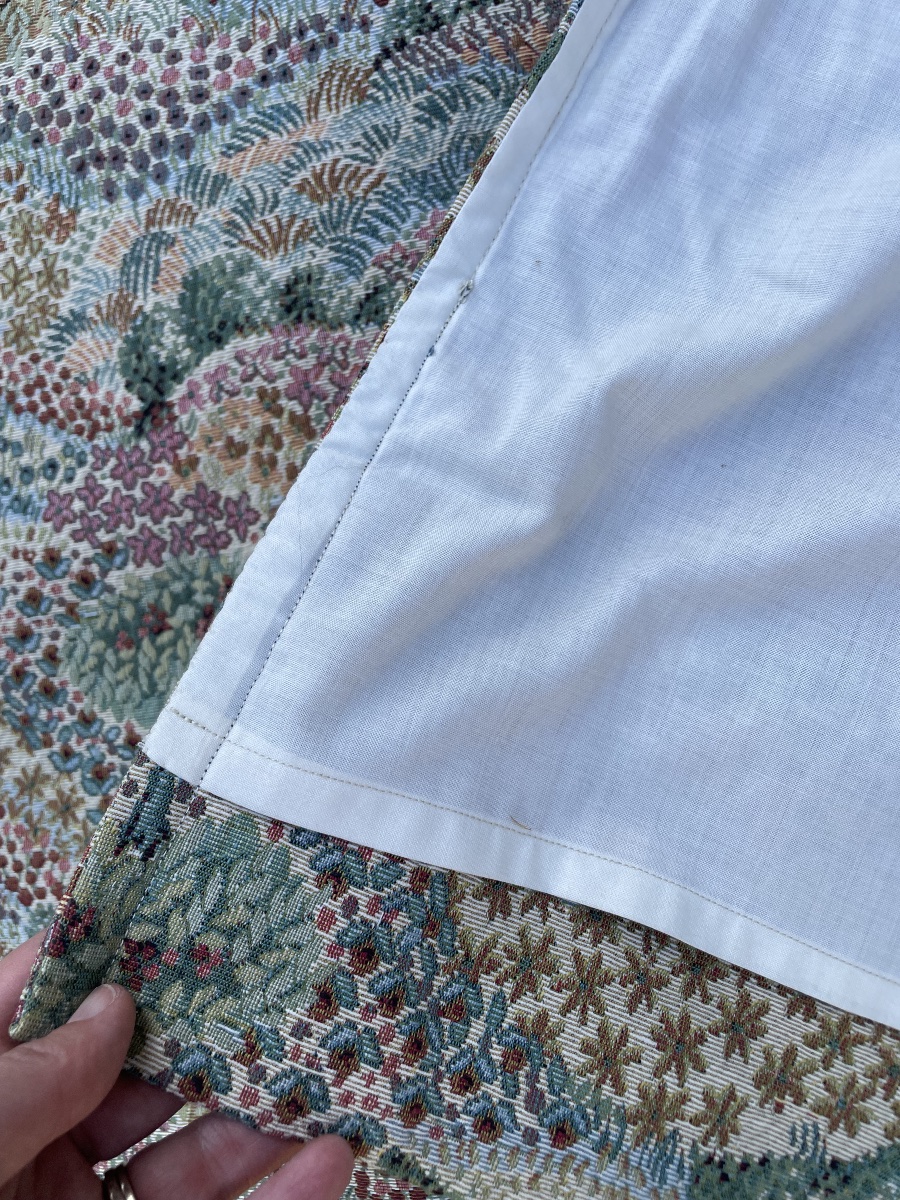 The Pair Of Curtains With Fruit Trees-photo-1