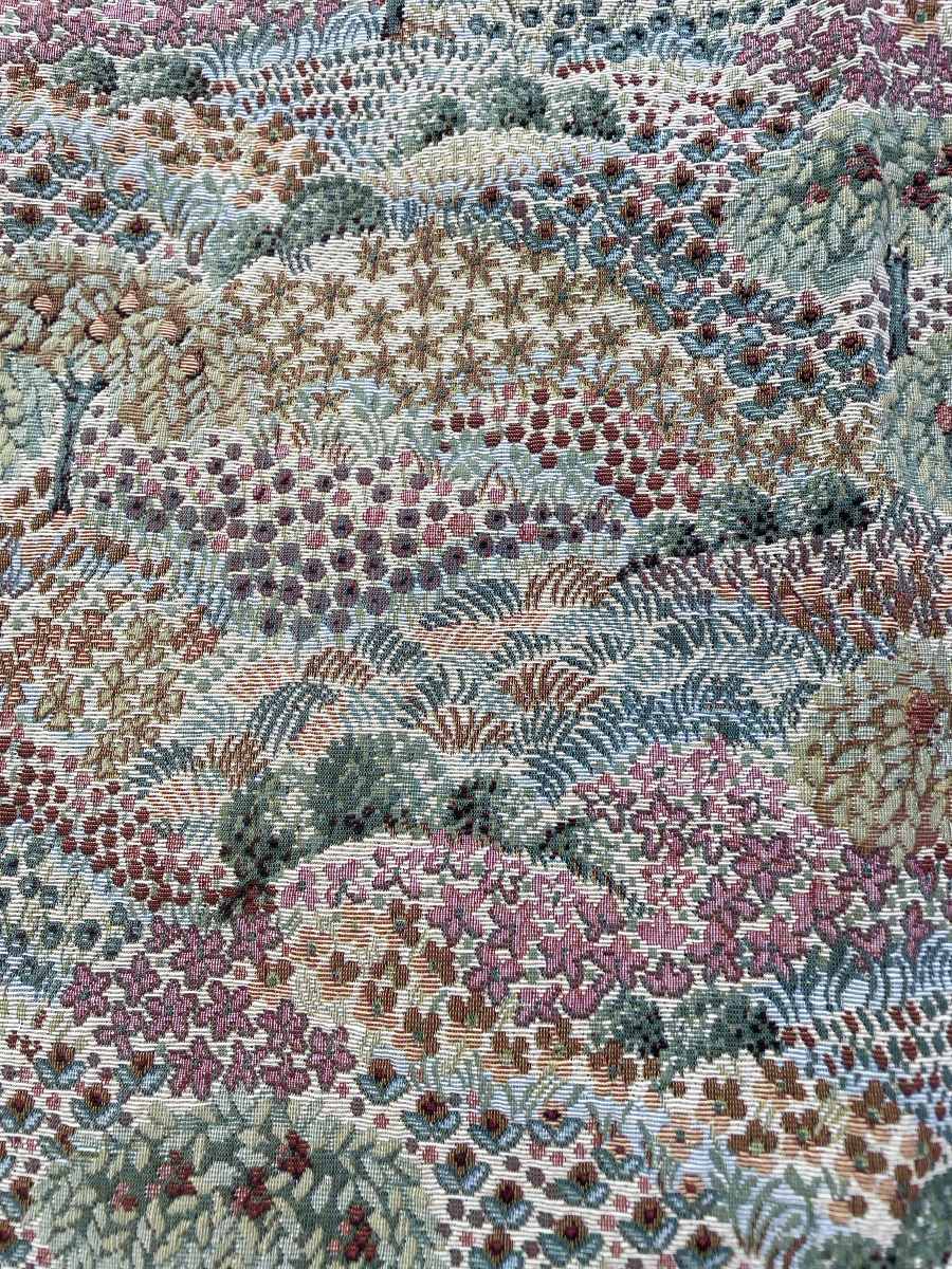 The Pair Of Curtains With Fruit Trees-photo-3