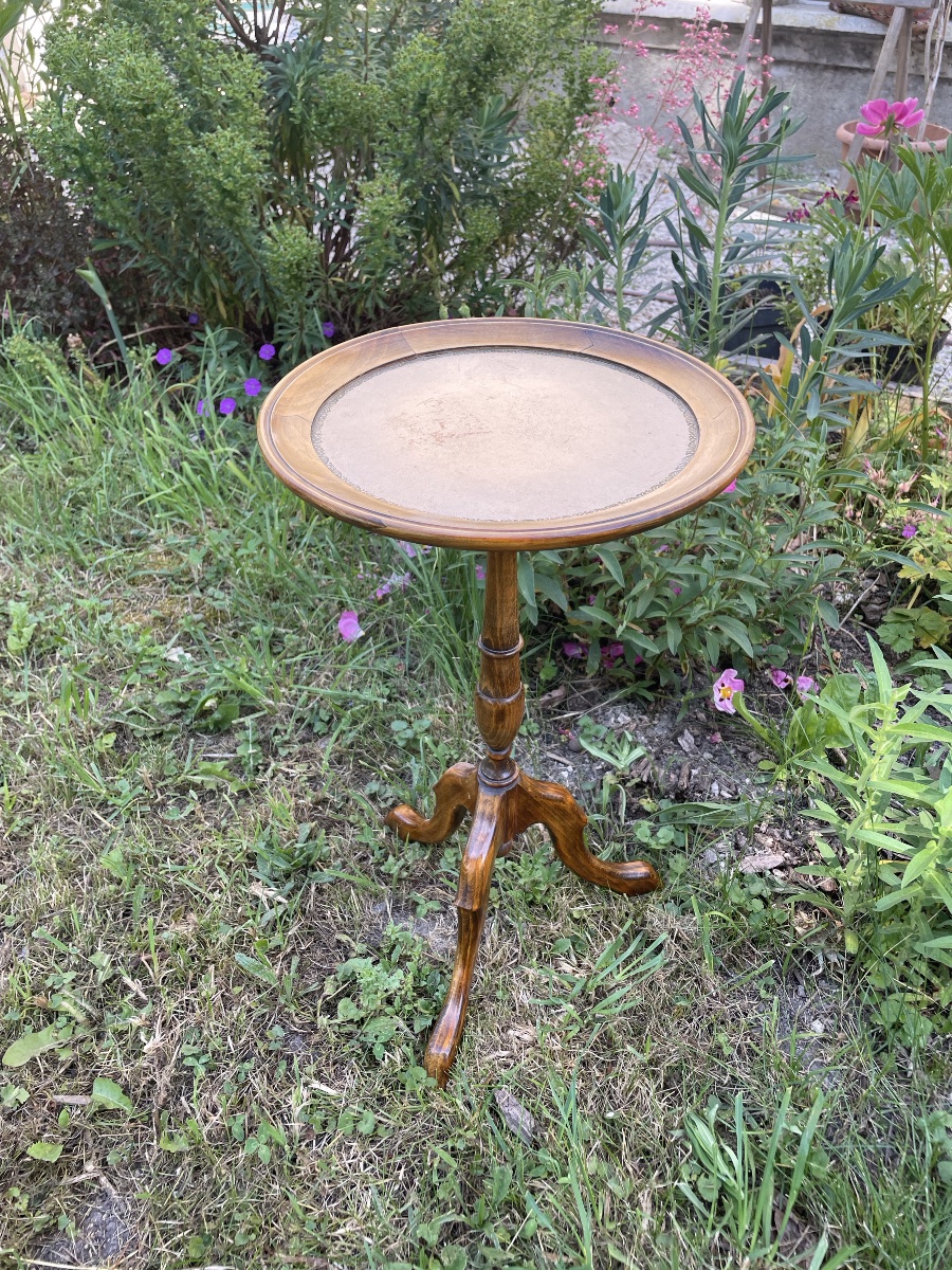 Small Pedestal Table, End Of Sofa, Coffee Table-photo-2