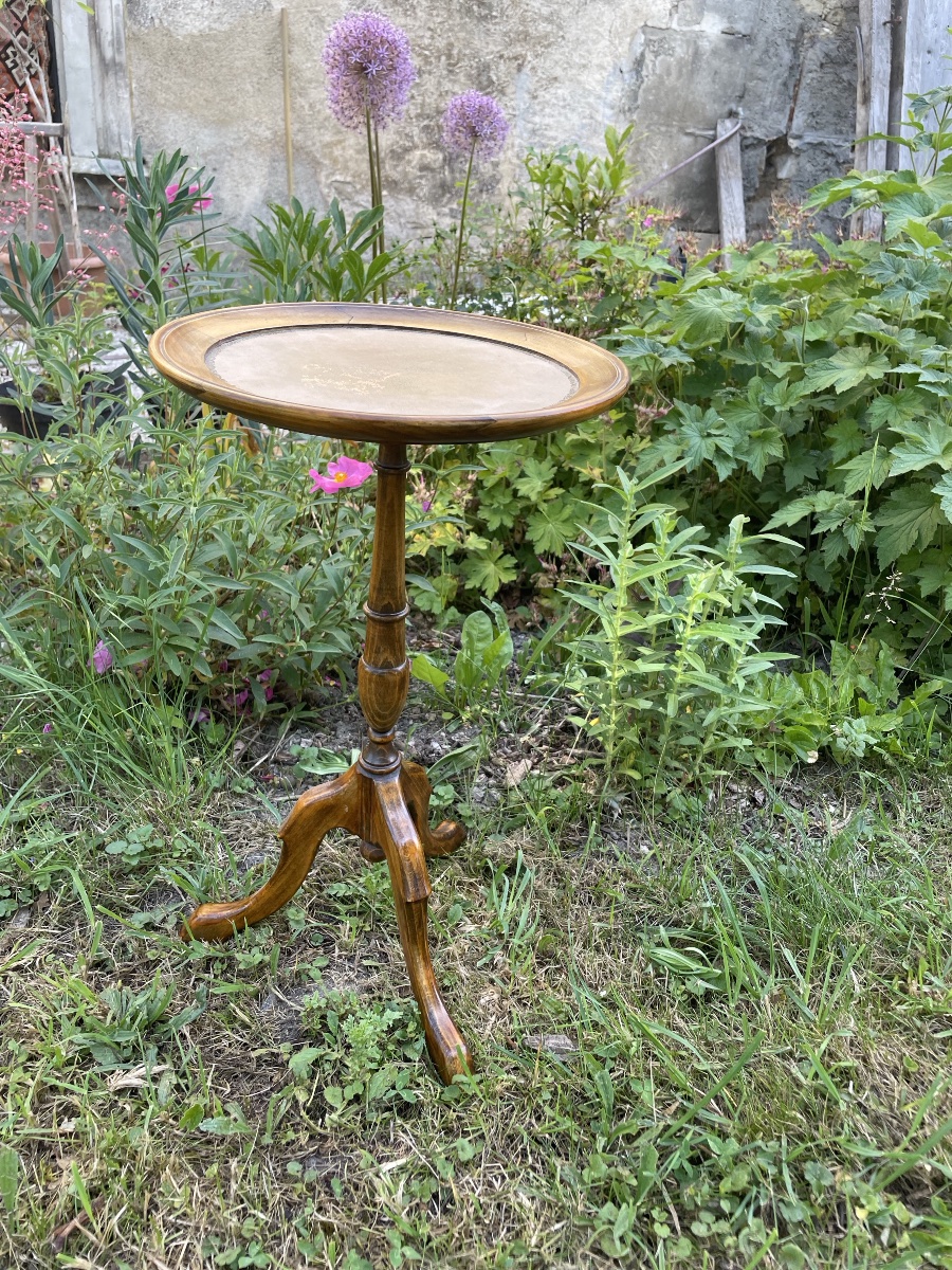 Small Pedestal Table, End Of Sofa, Coffee Table-photo-4