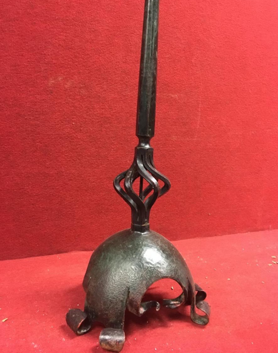 LAMPADAIRE, PIÈTEMENT EN BRONZE, DANS LE GOÛT DU XVIIÈ-photo-2