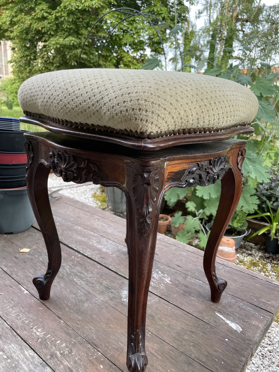 Tabouret de pian réglable en hauteur -photo-2