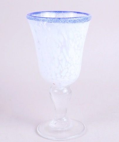 Carafe et 6 verres en verre moucheté -photo-2