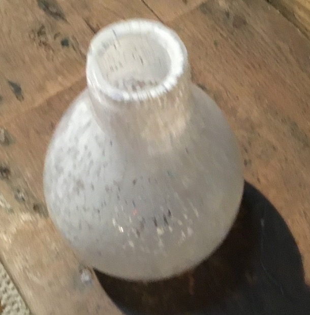Carafe et 6 verres en verre moucheté -photo-4