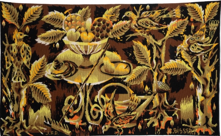 Tapisserie Jan Claude Bissery Jardin d’automne 