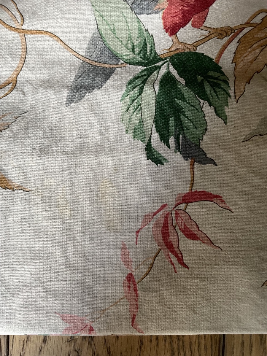 The Pair Of Curtains With Parrots -photo-5