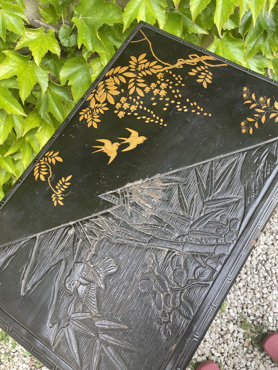 Chinese-style Side Table From The Napoleon III Period -photo-1