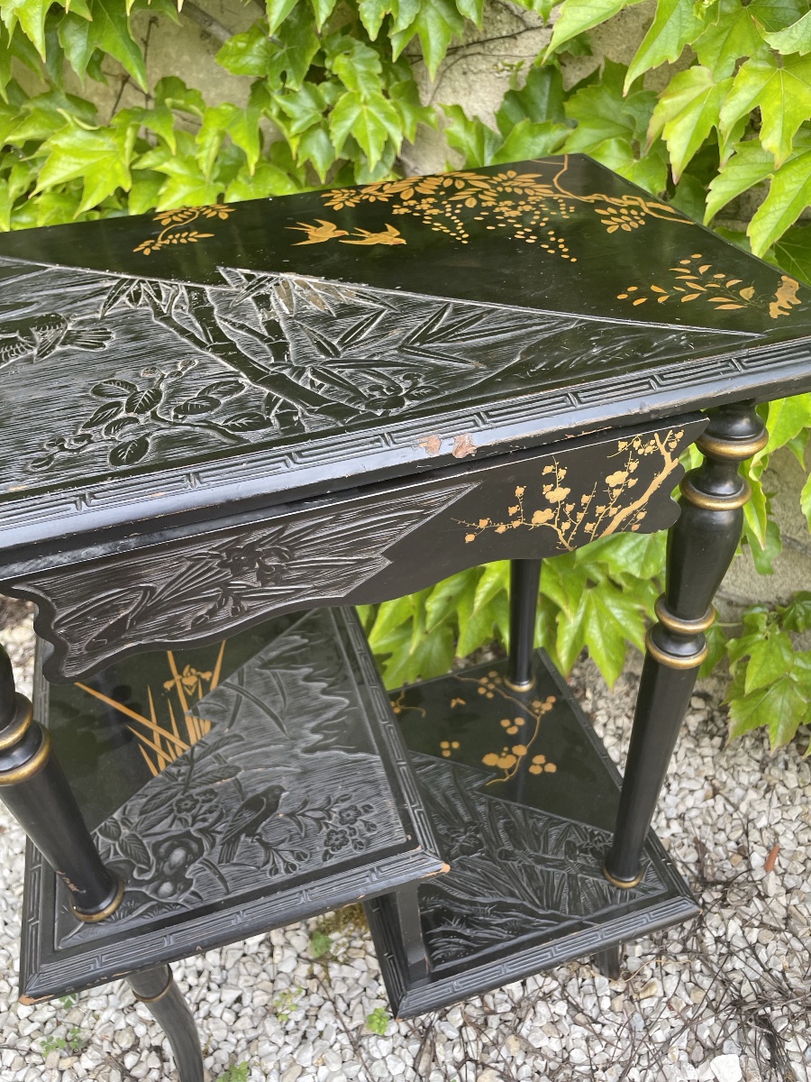 Chinese-style Side Table From The Napoleon III Period -photo-2