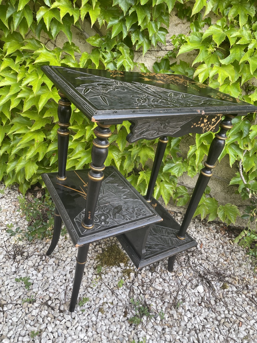 Chinese-style Side Table From The Napoleon III Period -photo-4