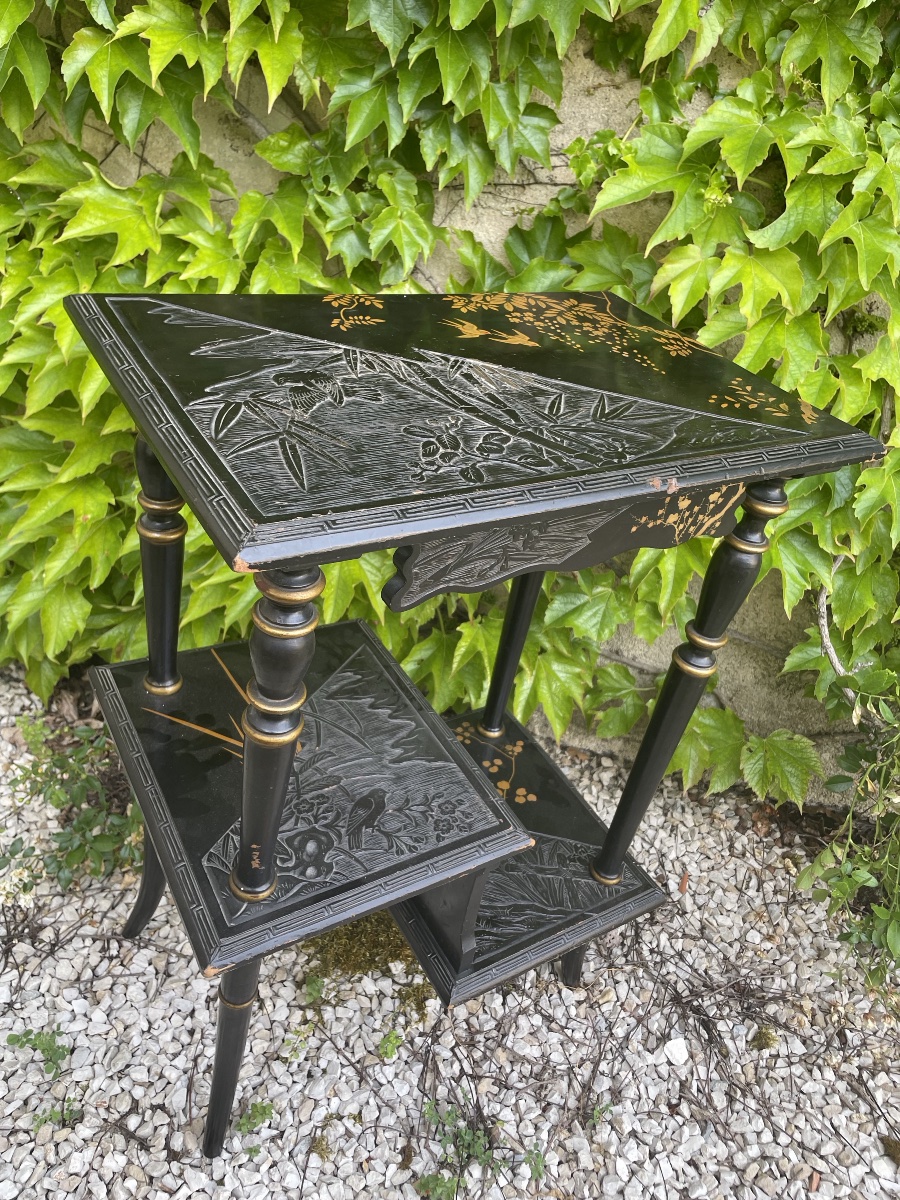 Chinese-style Side Table From The Napoleon III Period -photo-5