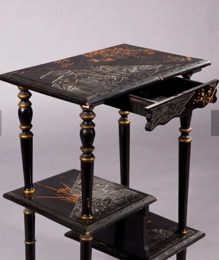 Chinese-style Side Table From The Napoleon III Period 