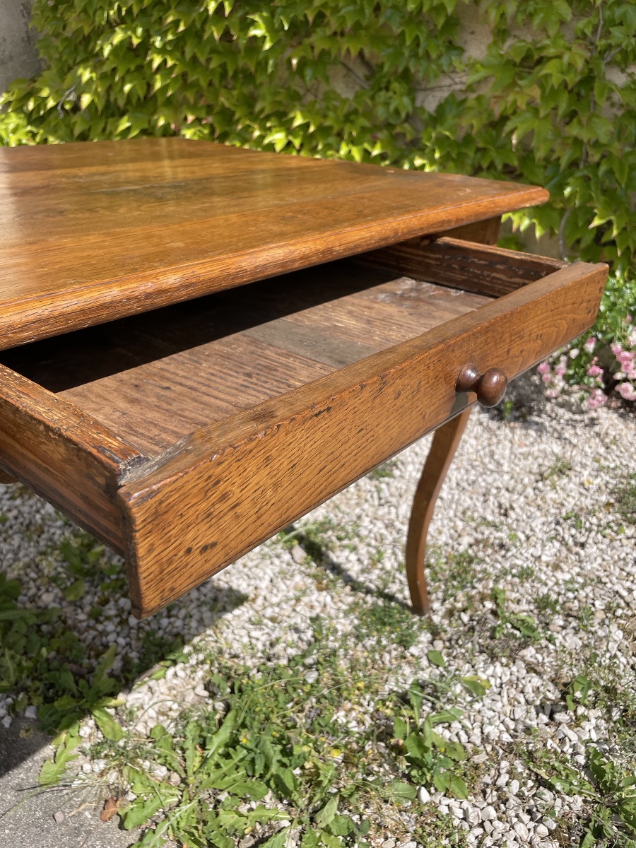 Ladies' Desk, Side Table With One Drawer -photo-4