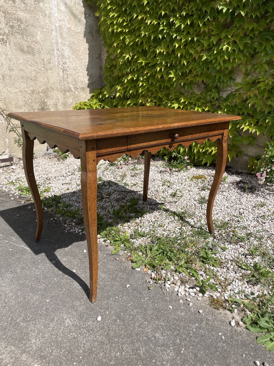 Ladies' Desk, Side Table With One Drawer -photo-2