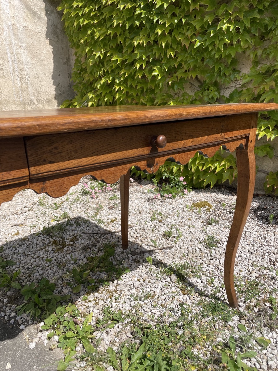 Ladies' Desk, Side Table With One Drawer -photo-3