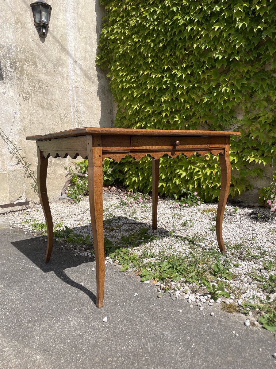 Ladies' Desk, Side Table With One Drawer -photo-4