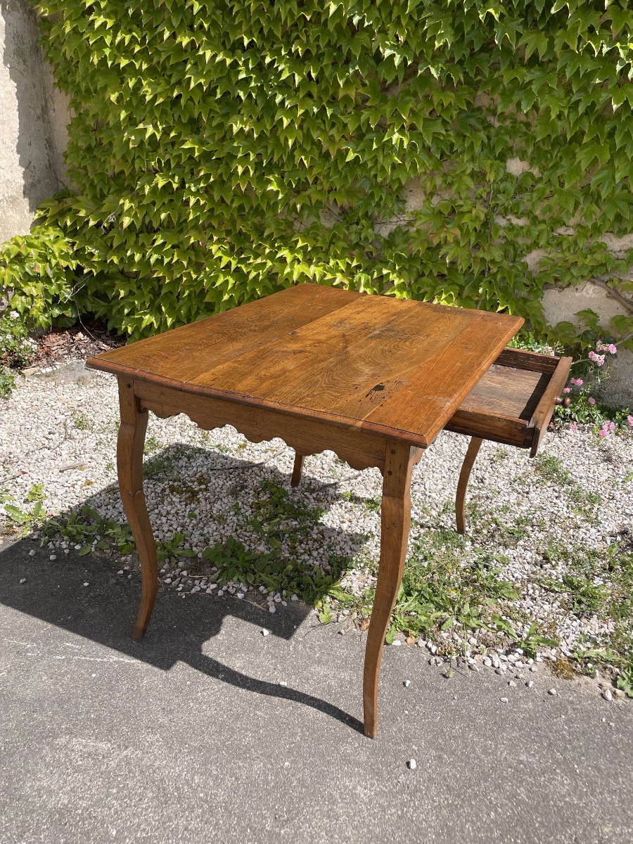 Ladies' Desk, Side Table With One Drawer -photo-6