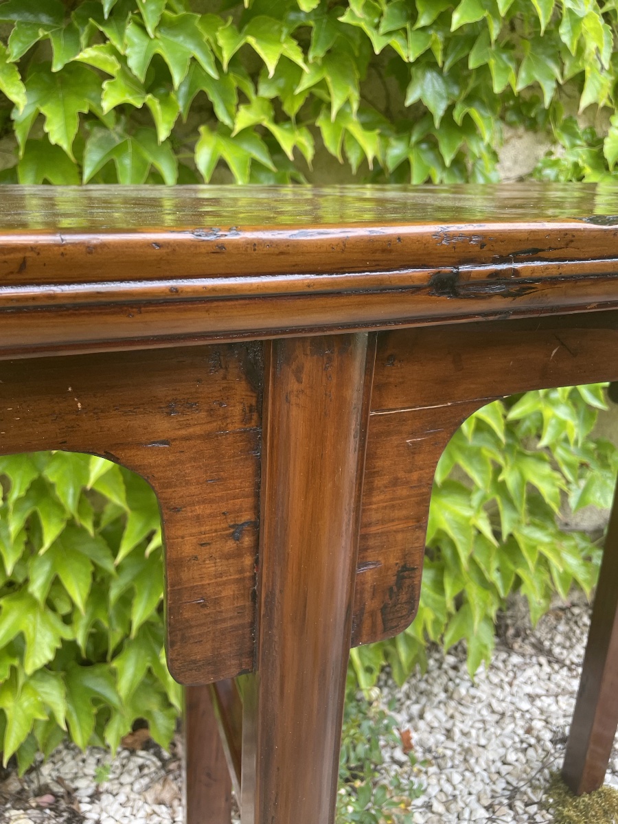 Console Chinoise en bois exotique -photo-2