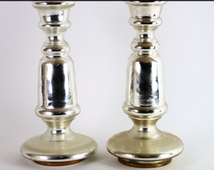 Eglomized Glass Wig Stand, England -photo-2