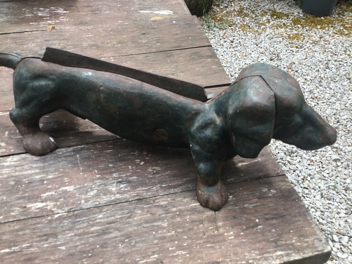 Antique Enameled Cast-iron Doormat -photo-4