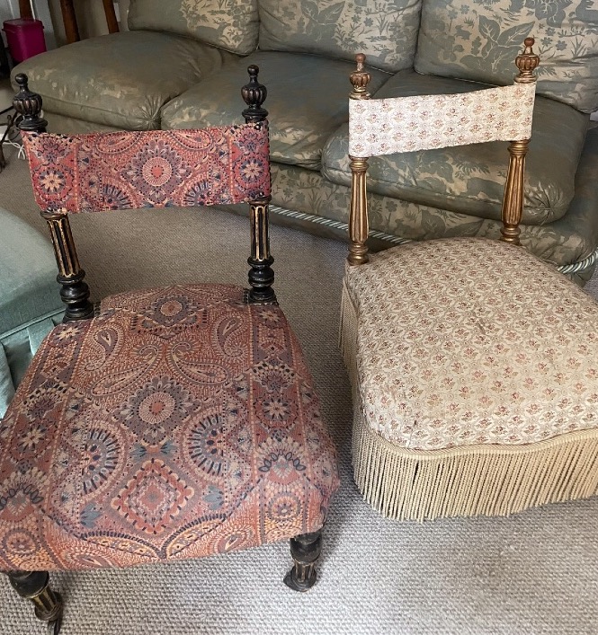 La paire de CHAISES ORIENTALISANTES D’ÉPOQUE NAPOLÉON III-photo-4