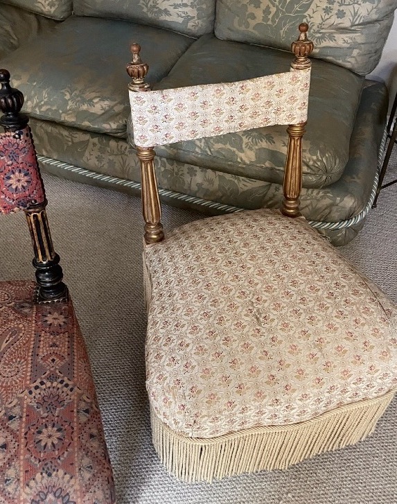 La paire de CHAISES ORIENTALISANTES D’ÉPOQUE NAPOLÉON III-photo-8