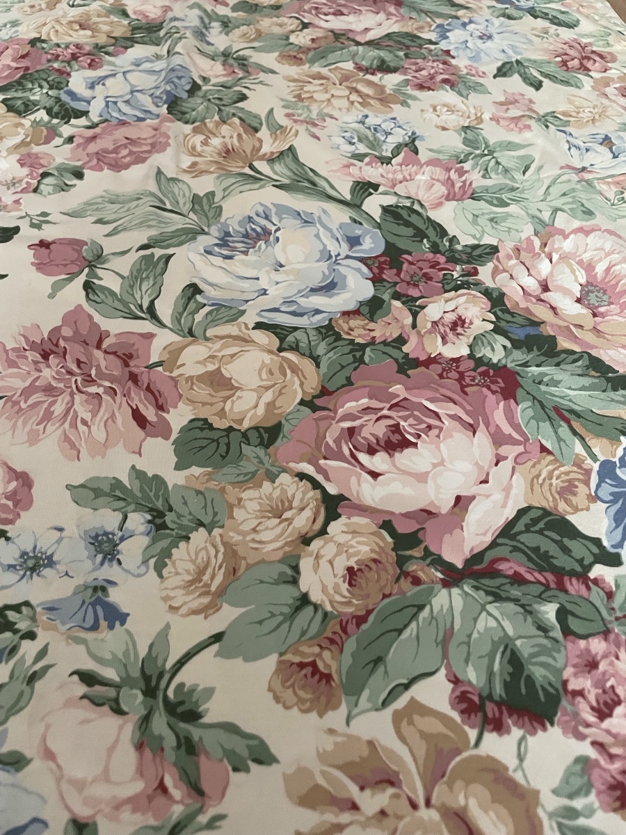 La paire de rideaux fleuris -photo-2
