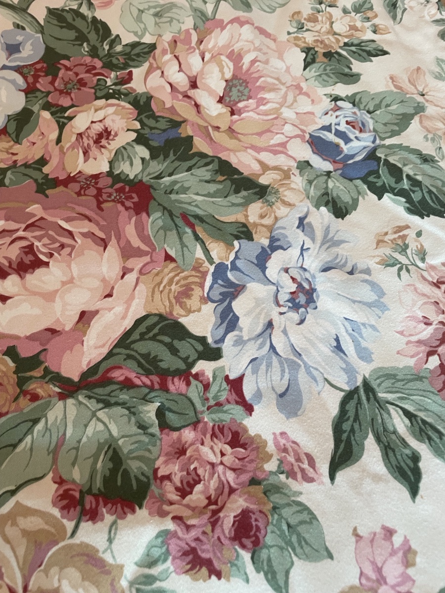La paire de rideaux fleuris -photo-6