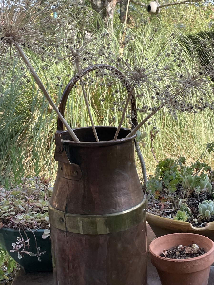 Copper Umbrella Stand With Two Patinas -photo-8