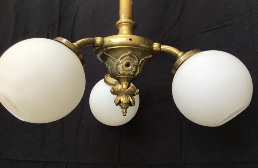  Dragon Staircases Chandelier (148 Cm) In Gilded Bronze, Nap III-photo-4