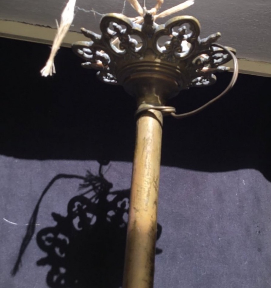  Dragon Staircases Chandelier (148 Cm) In Gilded Bronze, Nap III-photo-3