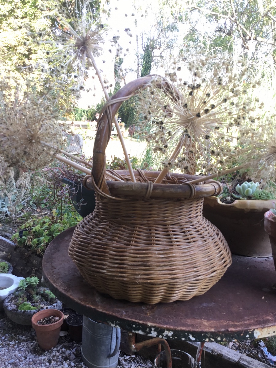 Woven Ikebana Basket -photo-2