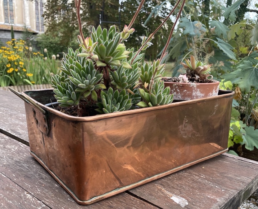 Copper Flower Box 