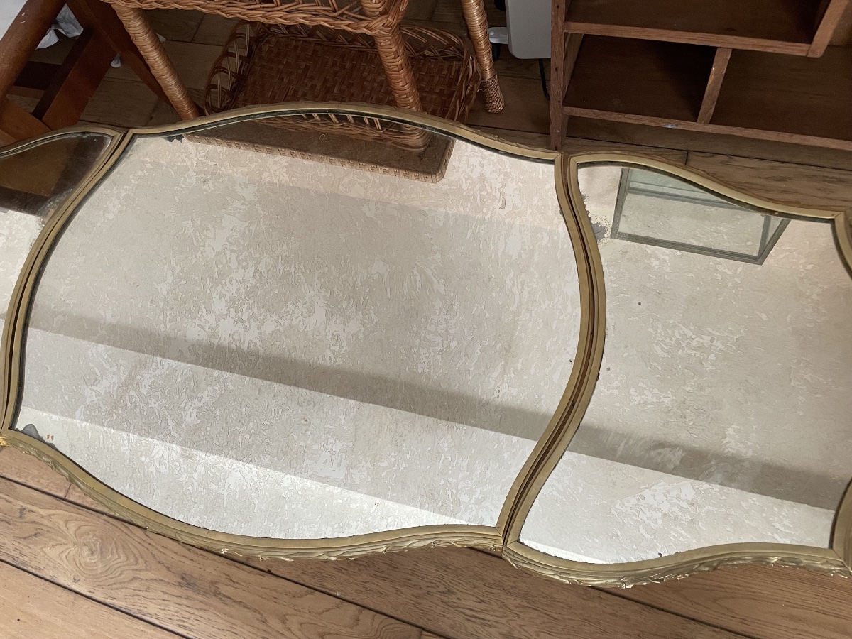Bronze Coffee Table With Palm Tree Design By Attr Maison Baguès, Circa 1950–70-photo-8