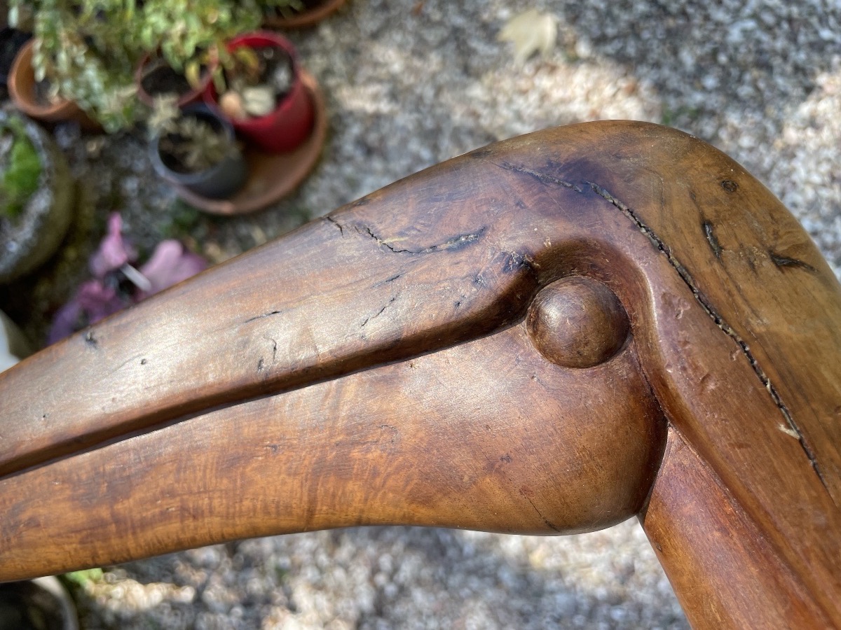 Kanak Club Puzzle, New Caledonia, Melanesia, Kagu Bird Beak, 19th Century-photo-3