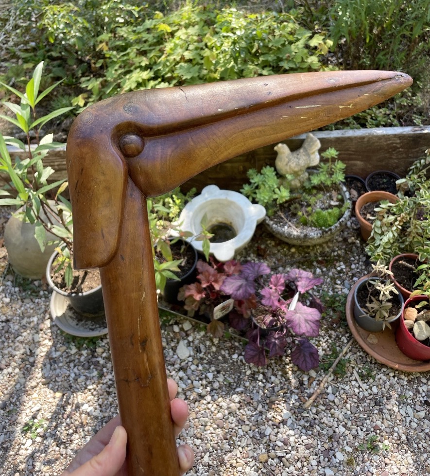 Kanak Club Puzzle, New Caledonia, Melanesia, Kagu Bird Beak, 19th Century-photo-2