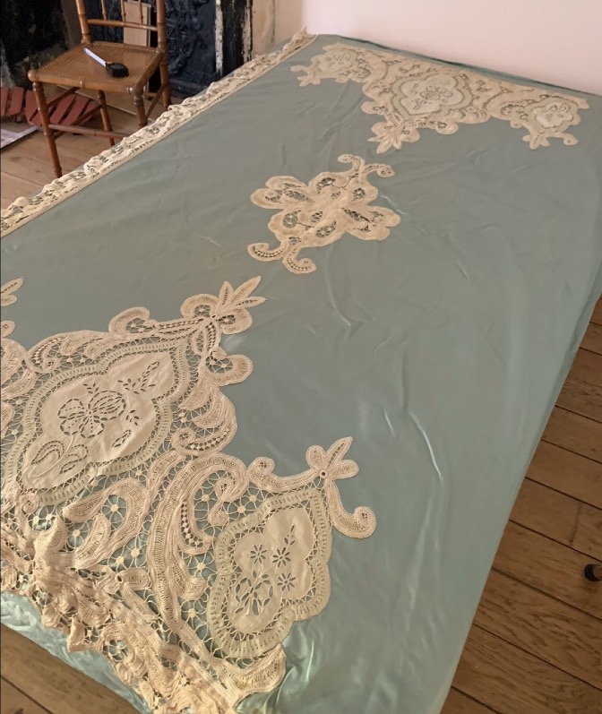 Silk Bed Cover 
