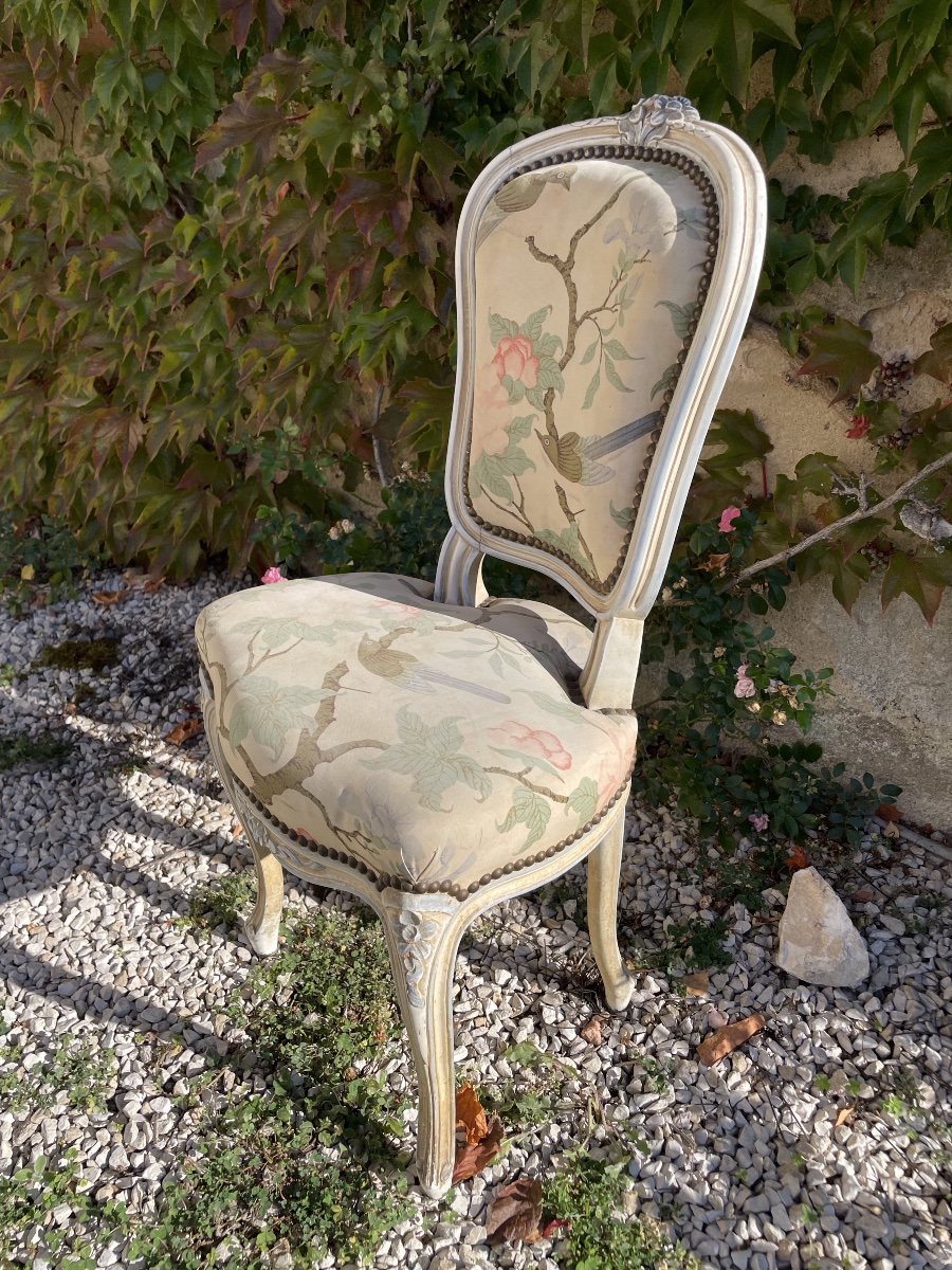 Petite chaise d’enfant laquée -photo-2