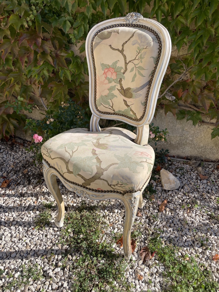 Petite chaise d’enfant laquée -photo-2