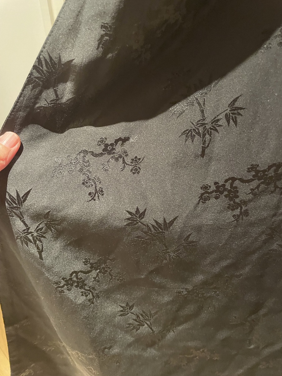 Vietnam áo dài en soie à motifs jacquard -photo-3