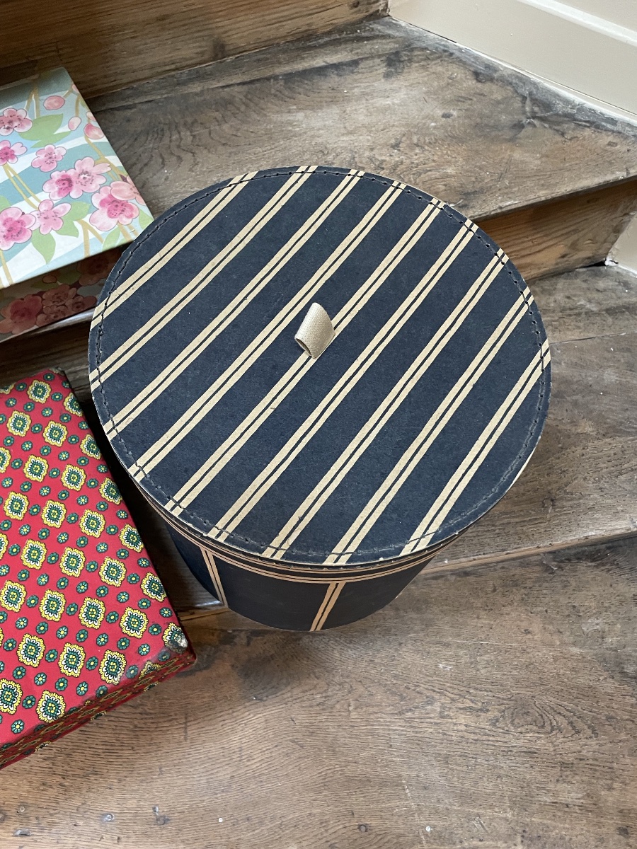 The Set Of Fabric And Cardboard Boxes -photo-2