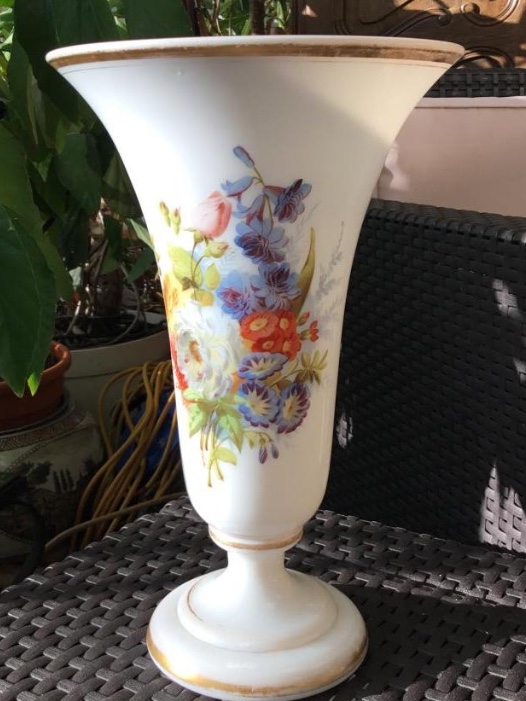 Large Vase Opaline, (30 Cm) Napoleon III