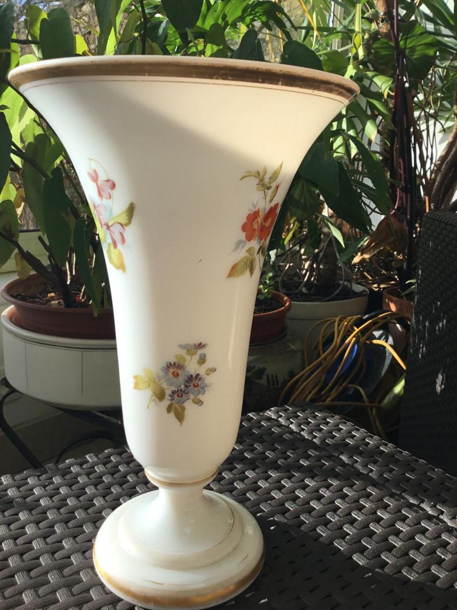 Large Vase Opaline, (30 Cm) Napoleon III-photo-4