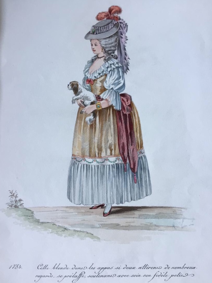 Grandes Gravures De Mode Aquarellées (49cmx 31cm)-photo-2