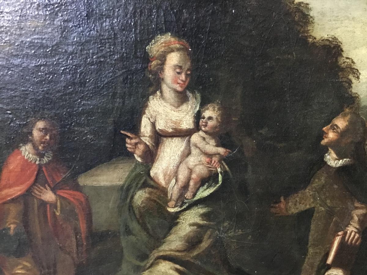 Virgin And Child, Spanish School, XVII-photo-2