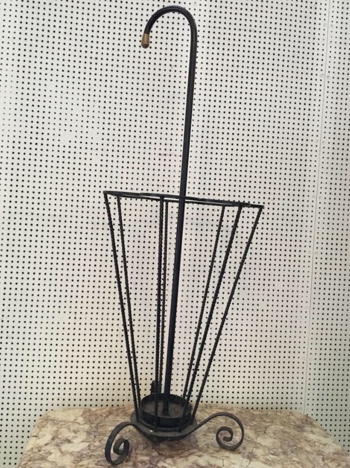 Wrought Iron Umbrella Holder, 1950s